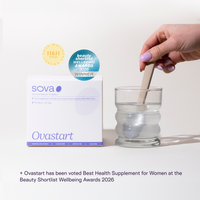 Ovastart myo inositol powder supplement for PCOS, voted Best Health Supplement Beauty Shortlist Wellbeing Awards 2025