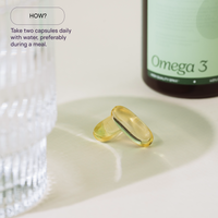 Omega 3 capsules with EPAX® fish oil, supporting inflammation and women’s health